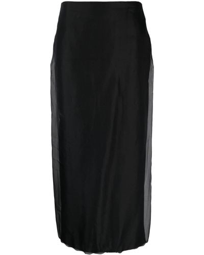 Blanca Vita Galtonia Pencil Midi Skirt - Black