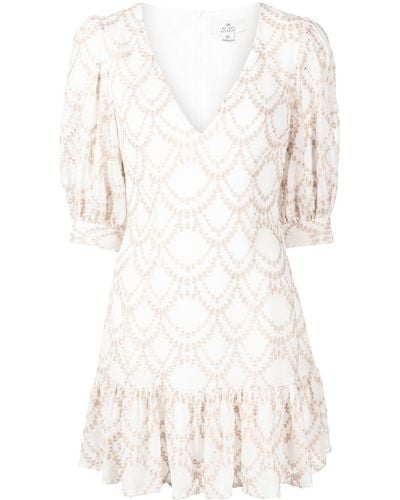 We Are Kindred Sienna Embroidered Mini Dress - White