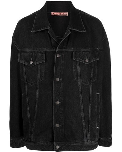 Acne Studios Classic Denim Jacket - Black