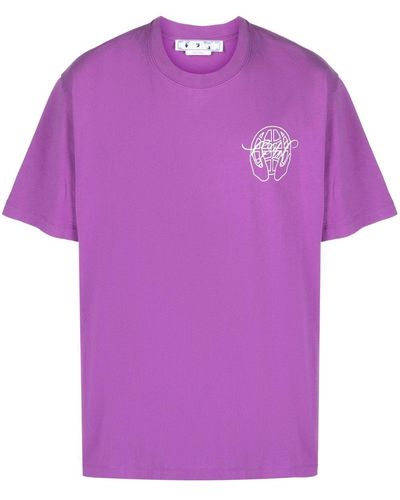 Purple and White T-shirts for Men | Lyst