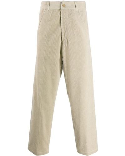 Haider Ackermann Pantalon ample en velours côtelé - Neutre