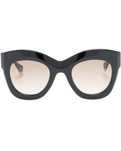 Gigi Studios Gafas de sol con montura cat eye - Negro