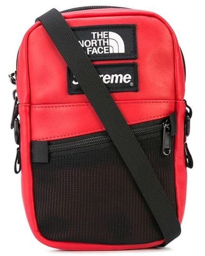 Supreme X The North Face Messenger Bag - Red