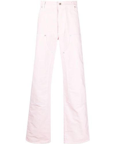 Heron Preston Carpenter Straight-leg Trousers - Pink