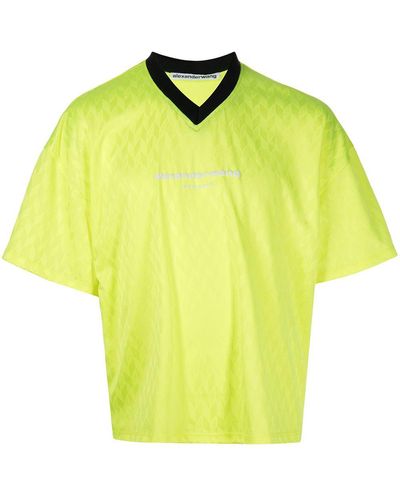 Alexander Wang Short-sleeve Soccer T-shirt - Yellow