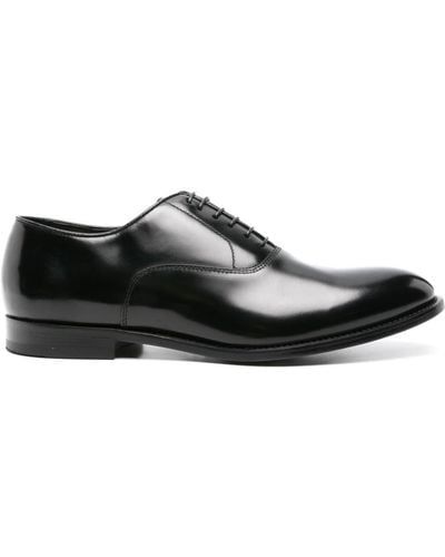 Doucal's Chaussures oxford en cuir - Noir