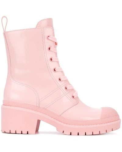 Marc Jacobs Bristo Lace-up Combat Boots - Pink