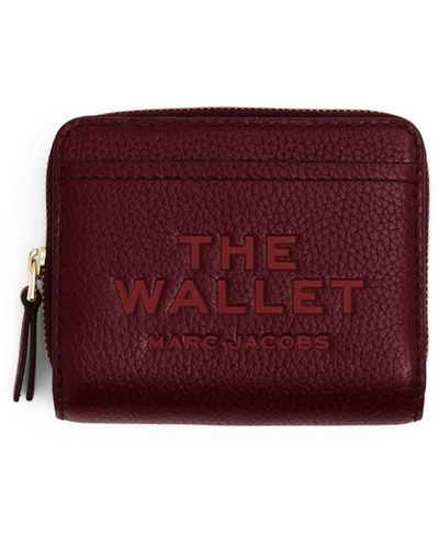 Marc Jacobs The Mini Compact Wallet Accessories - Purple