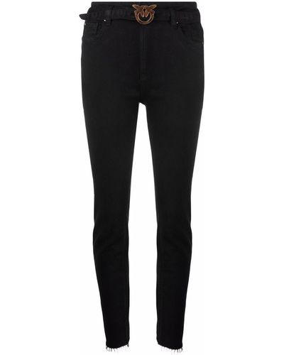 Pinko Skinny Broek - Zwart