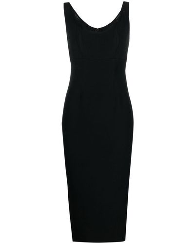 Roland Mouret Mid-length Sleeveless Dress - Black