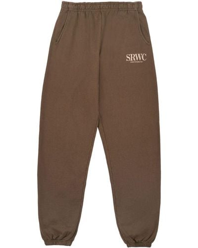 Sporty & Rich Upper East Side Track Trousers - Brown