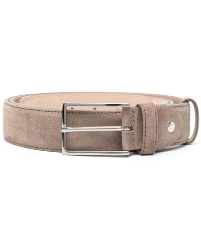 Doucal's Ceinture en daim à boucle - Rose