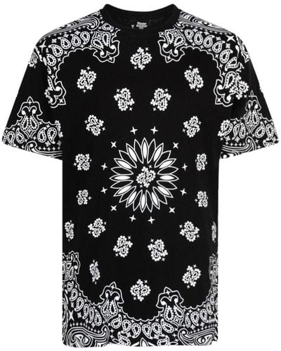 Supreme X Hanes Two-pack Bandana Tagless T-shirt - Black