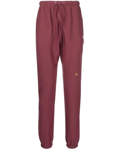 Advisory Board Crystals Logo-patch Track Trousers - Red