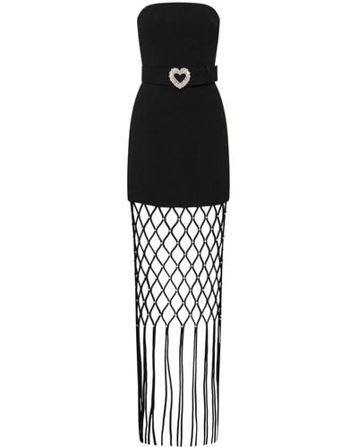 Rebecca Vallance Estelle Strapless Long-dress - Black