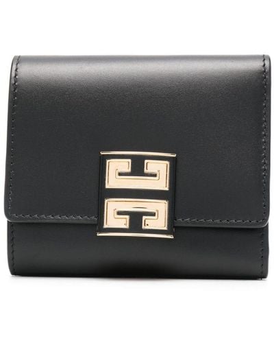 Givenchy 4g-plaque Leather Wallet - Black