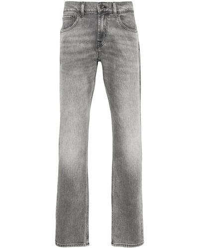7 For All Mankind Straight Jeans - Grijs