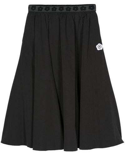 KENZO Boke 2.0 Midi Skirt - Black