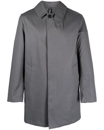 Mackintosh Cambridge Raintec Cotton Coat - Gray