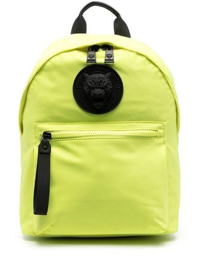 Philipp Plein Logo-plaque Neon Backpack - Yellow