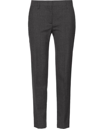 Prada Cropped Tailored Pants - Gray