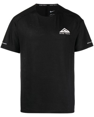 Nike ランニング Tシャツ - ブラック