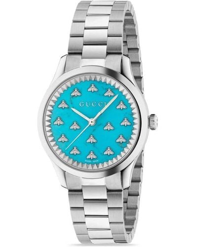 Gucci G-timeless Bee Horloge - Blauw