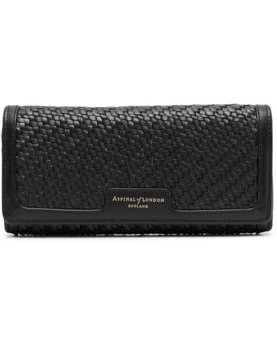 Aspinal of London Cartera London Purse - Negro