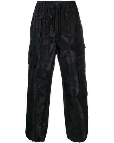 Y-3 Jacquard Ripstop Cargo Trousers - Black