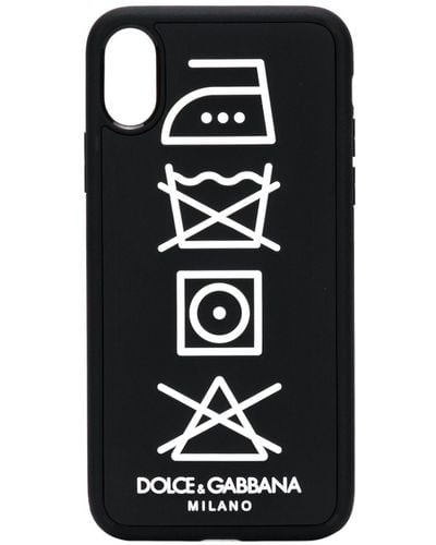 Dolce & Gabbana Washing Iphone X Case - Black