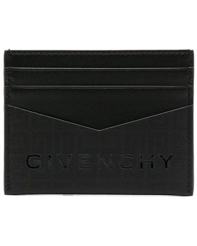 Givenchy 4G Nylon Card Case - Black