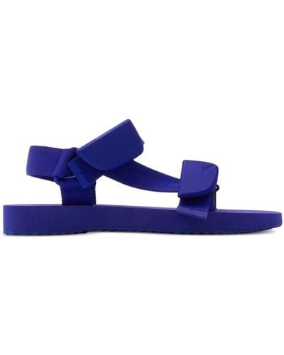 Burberry Trek Buckled Sandals - Blue