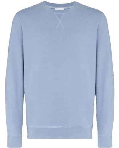Sunspel Klassisches Sweatshirt - Blau