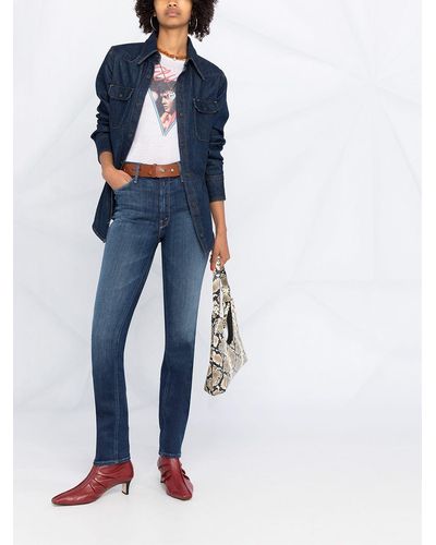 Mother The Dazzler Jeans - Blau