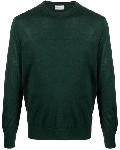 Ballantyne Crew-neck Wool Sweater - Green