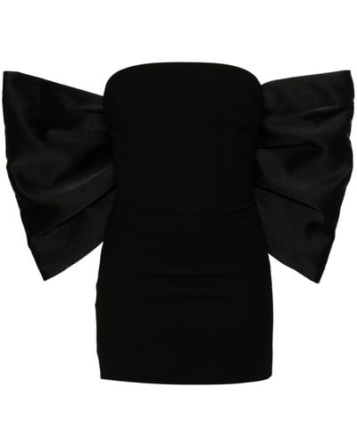 Monot Boned Strapless Minidress - Black