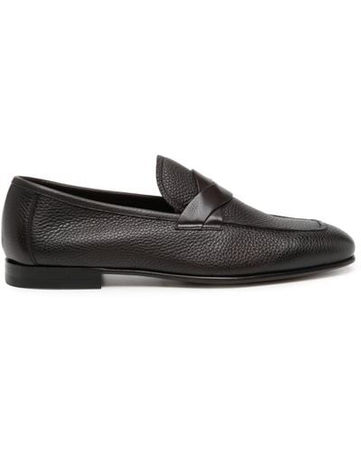 Tom Ford Sean Twist-detail Leather Loafers - Black