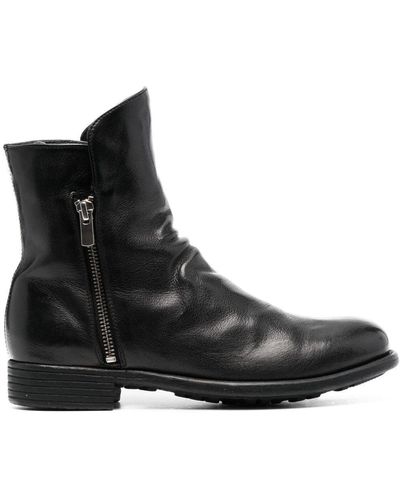 Officine Creative Smooth-grain Leather Boots - Black