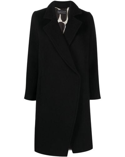 Gianluca Capannolo Double-breasted Tailored Coat - Black