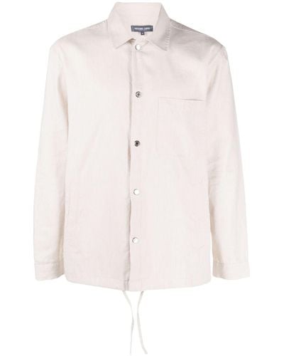 Frescobol Carioca Chest-pocket Shirt Jacket - White