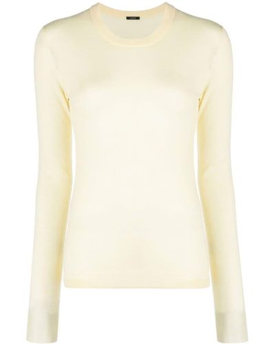 JOSEPH Long-sleeve Knitted Top - Natural