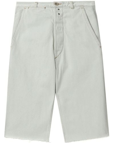 Maison Margiela Knee-length Denim Shorts - Gray