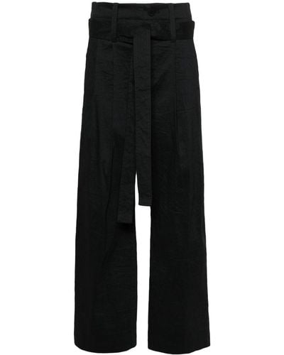 Issey Miyake Pantalon ample Shaped Membrane - Noir