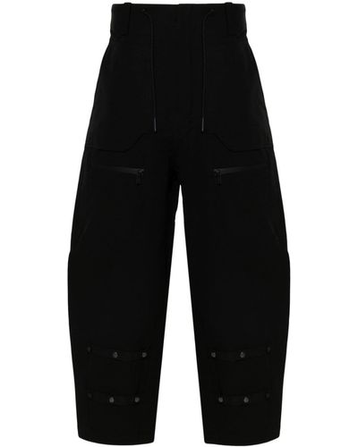 A.A.Spectrum光谱 Stormers Mid-rise Tapered-leg Trousers - Black