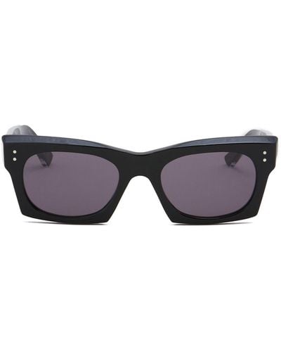 Marni Havana Edku Geometric-frame Sunglasses - Grey