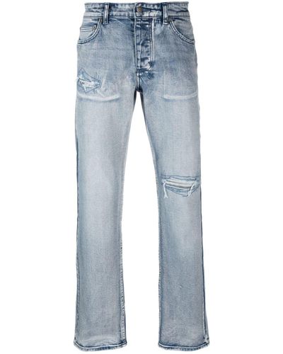 Ksubi Hazlow Rekovery Straight-Leg-Jeans - Blau