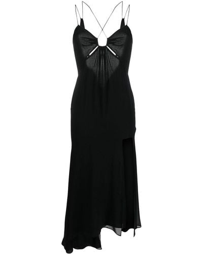 ANDAMANE Maxi-jurk Met V-rug - Zwart
