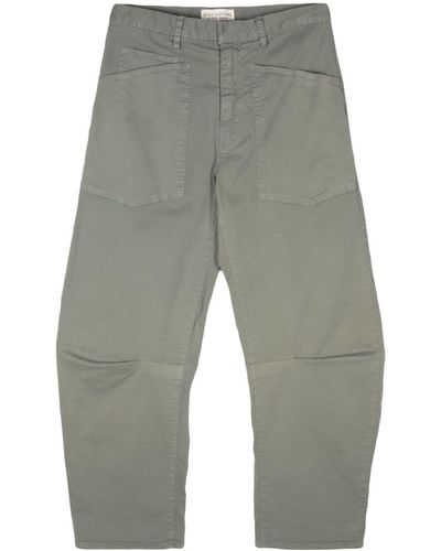 Nili Lotan Shon Tapered Trousers - Grey