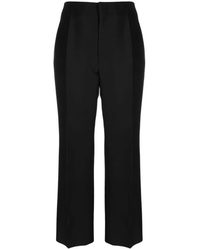 The Row Straight-leg Tailored Trousers - Black
