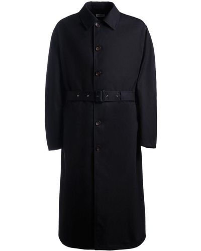 Bally Single-breasted Belted Coat - Black